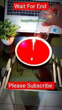 The Amazing Candle 🕯️& Water 💧..!!by @CrazySExperiment #shorts #youtubeshorts #scienceexperiment