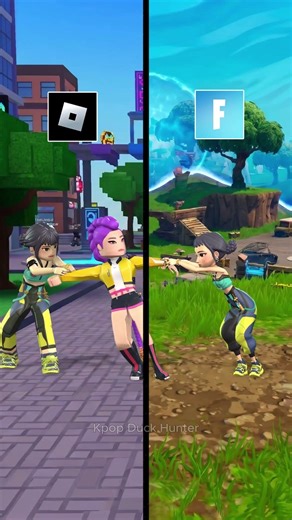 Rumi Roblox vs. Rumi Fortnite #shorts