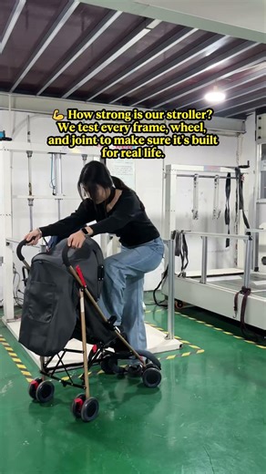 How we test baby strollers for safety! #BabyStroller #StrollerTest #LightweightStroller