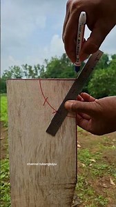 accurate way to determine angles with rope #woodworking #shortsvideo