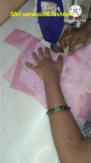 blouse back button||stitching tutorial