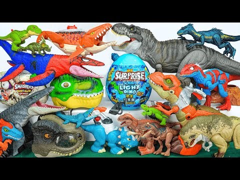 Unboxing de Dinosaurios Feroces: Devour T-Rex Mosasaurio Indoraptor D-Rex Indominus Rex Triceratops