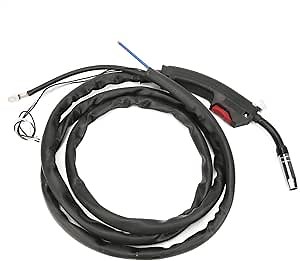SÜA - 200 Amp Welding Leads Set Assembly - Terminal Lug Connector - #2 AWG 100% Copper Cable (75 FEET Each Lead)