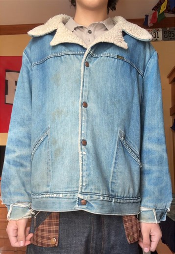 faded ripped and patina stuff #fyp #vintage #selvedgedenim #lafashion (forgive my room)