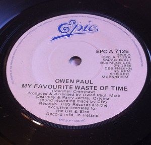 Owen Paul - My Favourite Waste Of Time