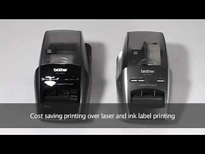 Brother QL 570 Label Printer - YouTube.flv