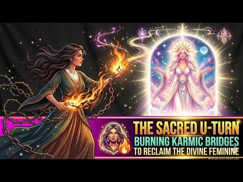 🧿 | The Sacred U-Turn: Burning Karmic Bridges to Reclaim the Divine Feminine