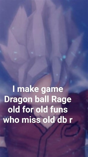old dragon ball Rage #roblox #nostalgia