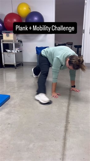 NeuroChangers on Instagram: "Plank + mobility challenge! This one was actually easier than it looked. Get into a plank and use a slider disc or small towel to help your foot slide along the floor. Let us know how you did! #mobilitychallenge #plankchallenge #movementchallenge #teamchallenge #mobility #plank #neurorehab #neurorehabilitation #physiotherapy #kinesiology #adaptivefitness #massagetherapy #toronto #etobicoke #whitby #durhamregion"