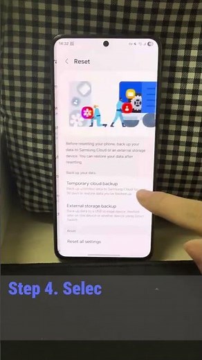 How to factory reset Samsung phone