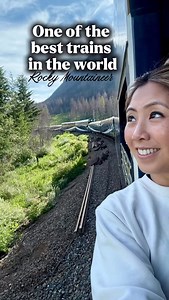 "Rocky Mountaineer is one of the best trains in the world. It is super luxe and has stunning scenery of the Canadian Rockies. It was such a magical experience and one I will never forget. The crew members offer outstanding service and truly made our trip. Thank you Barry, Jess, Jelly, and Patti! Rocky Mountaineer has set a high bar for my future train rides and I hope everyone gets to experience this at least once in their life!" 📷: wanderfo_ on Instagram 🚂: First Passage to the West | Rocky M