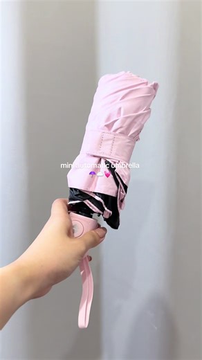 FINALLY! some mini automatic umbrella 💕☔️ #miniumbrella #automaticumbrella #miniautomaticumbrella #smallumbrella #uvprotectionumbrella