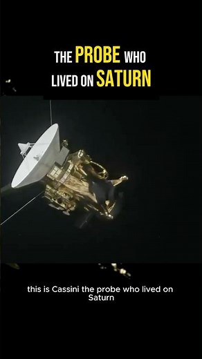 Cassini: The Probe Who Lived on Saturn #cassini #nasa #saturn