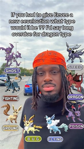 Kingmo on Instagram: "Me honestly I think we need a dragon and ghost type eevelution it’s long overdue W eevee tho Arts by Cici, JDIX - Max S studio #pokemon #pokemoncommunity #pokémon #pokemonreels #pokemonmeme"