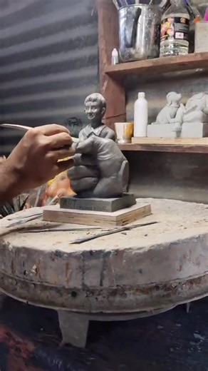 clay modaling // sculpture and modelling // clay art work