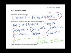 Integration by Parts