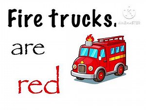 Color R-E-D Red Song Kindergarden