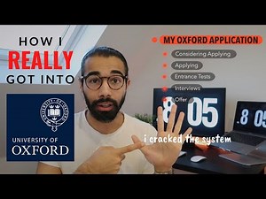 how i REALLY got into oxford