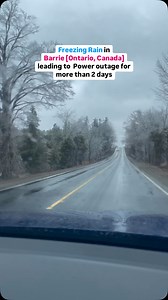 This is Canada. Dekh lo sabhi 🇨🇦 Yeh Spring season hai APPARENTLY 😂 Freezing rain caused complete blackouts, slippery roads, chilled homes, water clogging in basements, etc. #desiincanada #indiansincanada #freezingrain #barrieontario #indiansinbarrie #canada | Sanket Khurana