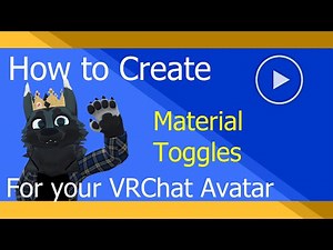 How to Create Material Toggles for your VRChat Avatar Tutorial