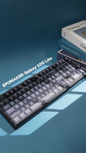 👉BIG NEWS! Introducing EPOMAKER Galaxy100 Lite: 🌟1800 ANSI US Layout with Knob 🌟QMK/VIA Compatibility 🌟Aluminum Gasket-Mount Structure 🌟8000mAh Battery 🌟South-Facing Per-Key Lighting 🌟USB-C/BT5.0/2.4Ghz | Epomaker