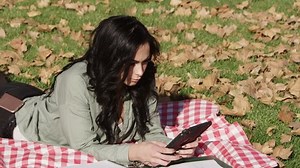 Young Woman Laying On Her Stomach Stock Footage Video (100% Royalty-free) 30950398 | Shutterstock