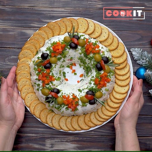 31K views · 331 reactions | Amazing cheese wreath for your holiday table! 燎 | Cook It | Facebook