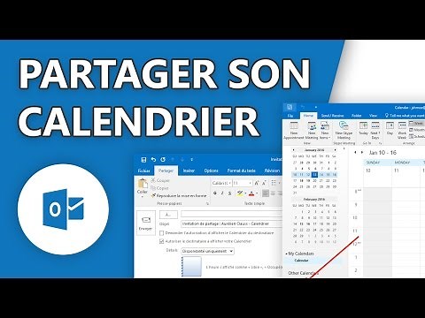 Outlook Online - Partager son calendrier