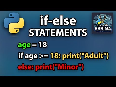If else Statements in Python | Complete Beginner Guide with Examples