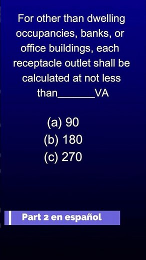 questions and answers #nec #electrician #electricidad #electricistas #viral #test #testnec