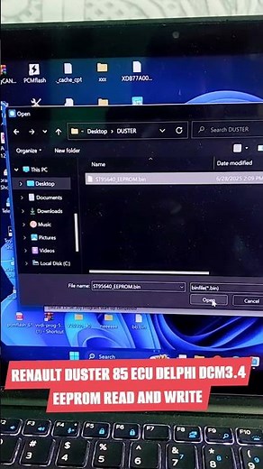 Renault Duster 85 Ecu Delphi Dcm3.4 EEPROM READ & WRITE