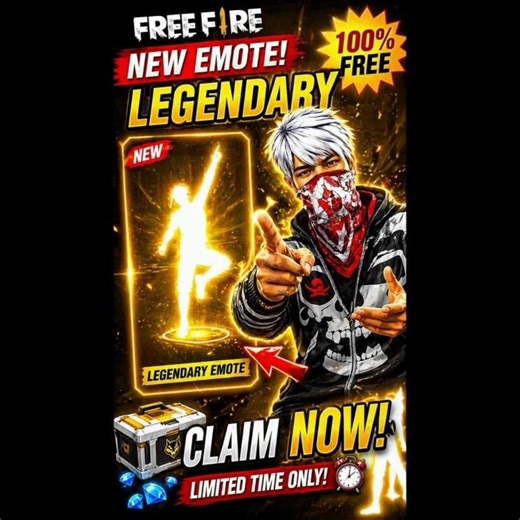 Free Fire New Emote 😳 Full Showcase + How to Get 🔥 #shorts #freefire#new