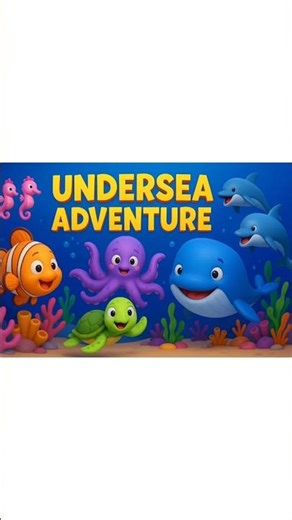 🐬 Ocean Dance Party! | Under Sea Adventure | 3D Animated Kids Short