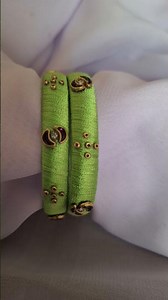 silk thread bangles #trending #new #silkthreadaccessories #traditional #jewellerydesigns #new#styles