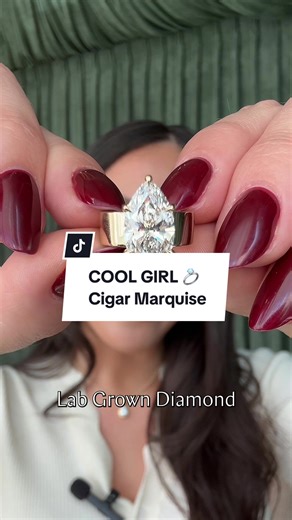 Our ﻿Marquise Engagement Ring with a Finest Cigar band is stunning, and sure to turn heads.✨ This custom 3.91 cart ring takes a classic marquise cut diamond and elevates it with our sleek 6 mm gold band. How could anyone say no to this ring? 💍🤭 Would you say yes to this ring? ﻿ ﻿﻿#goodstone #engagementringshopping #marquise #marquisediamond #engagementring