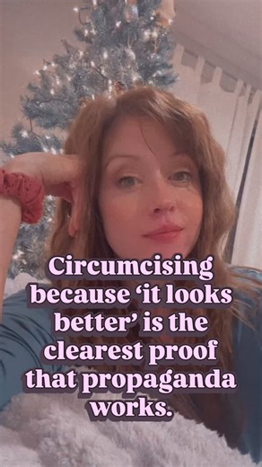 𝓜𝓪𝓻𝓲𝓪| Raising kids + eyebrows. Biblical truth, unfiltered. on Instagram: "People say “it looks better” as if that justifies cutting off a healthy, functioning part of a newborn boy’s body. He’s a baby. Not an accessory. Not a trend. Not a cosmetic project. Circumcision didn’t come from medicine. It started as a way to reduce pleasure and control behavior. Later it was pushed by the same medical system that profits from every “procedure” they can normalize. And generations of parents were t