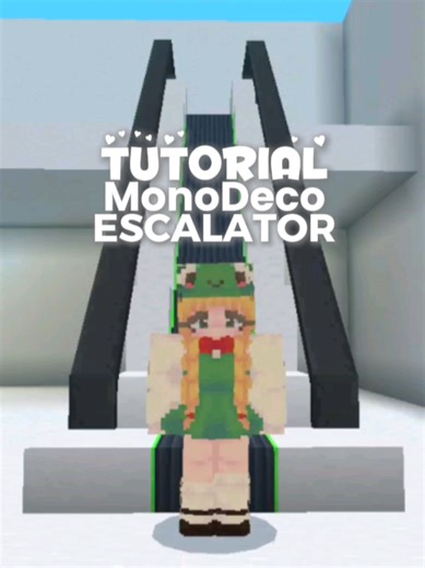 Tutorial MonoDeco Escalator en Minecraft