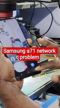 Samsung a71 network problem