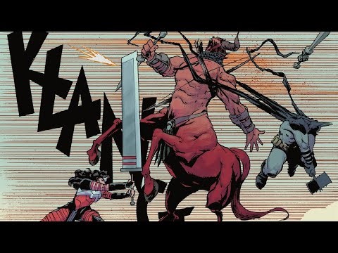 Absolute Batman fights a God