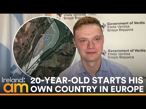 World’s Youngest President, 20-Year-Old Daniel Jackson of Verdis Starts His Own Country in Europe