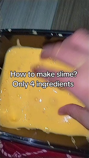 || slime tut witb only 4 ingredients !! || #slime #fypage #fyppppppppppppppppppppppppppppppppppp #slime tutorial mudah clear glue