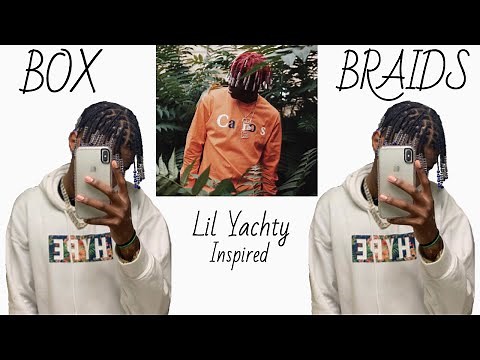 DETAILED Lil Yachty Inspired Box Braids w/ Beads | Tutorial For Men