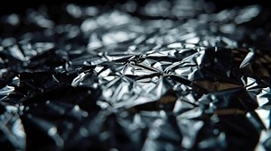 Reflections on Wrinkled Foil A Study in Light and Texture