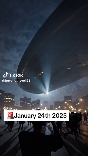 January 24th 2025, really? 🤔 #aliens #ufo #uap #mothership
