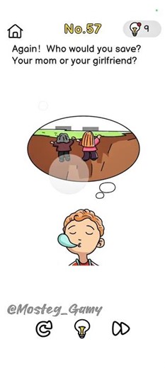 brain out level 57 easy trick #mosteggamy #brainout