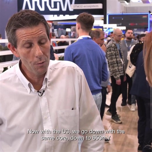 Let's take a look back at #embeddedworld! 🔙 It was a great occasion to present the outstanding performance of STM32U3, our first #STM32 to use a near-threshold design, by showing the benchmark that is running on three applications use-cases: consumer-like, industrial anomaly detection, and metering. 🎞️ Full video available on YouTube ➡️ Link in comments. More info about STM32U3 here: http://spkl.io/6189f0hMd | STMicroelectronics NV