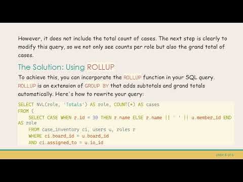 How to Group By and Calculate Totals in a Single SQL Query