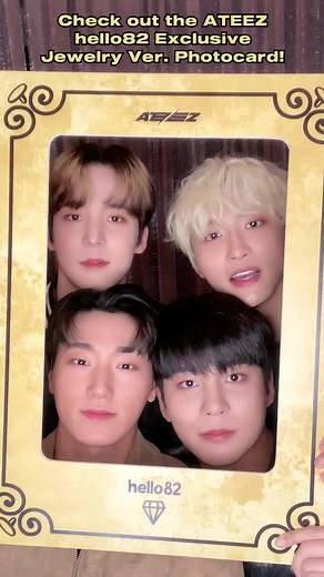 ATEEZ Photocard Comes to Life: Unboxing Experience POV