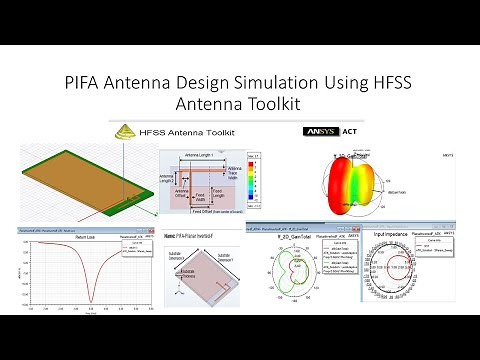 PIFA Antenna Design Simulation Using HFSS Antenna Toolkit