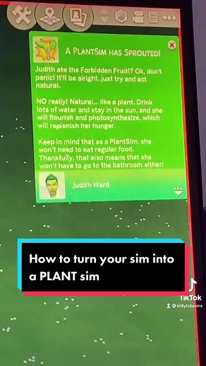 Transform your Sim into a Plant Sim | Sims 4 Tutorial